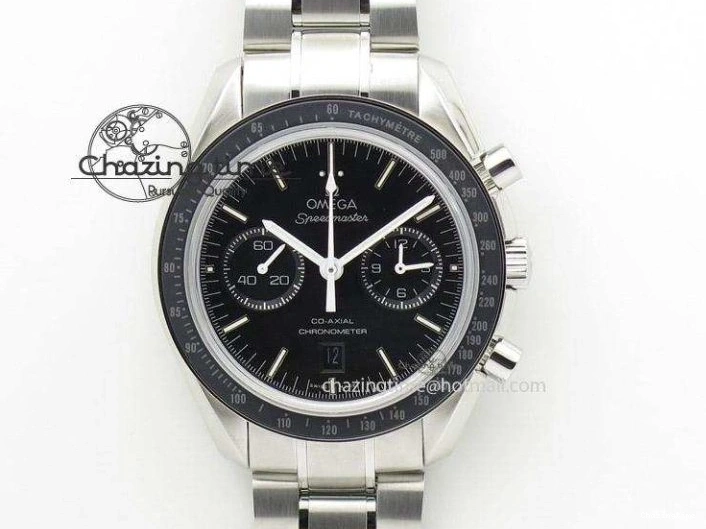0518 Speedmaster ’57 SS Chrono AXF Best Edition Blue Dial on SS Bracelet A7750 (Free Leather Strap) StreetReady 8281